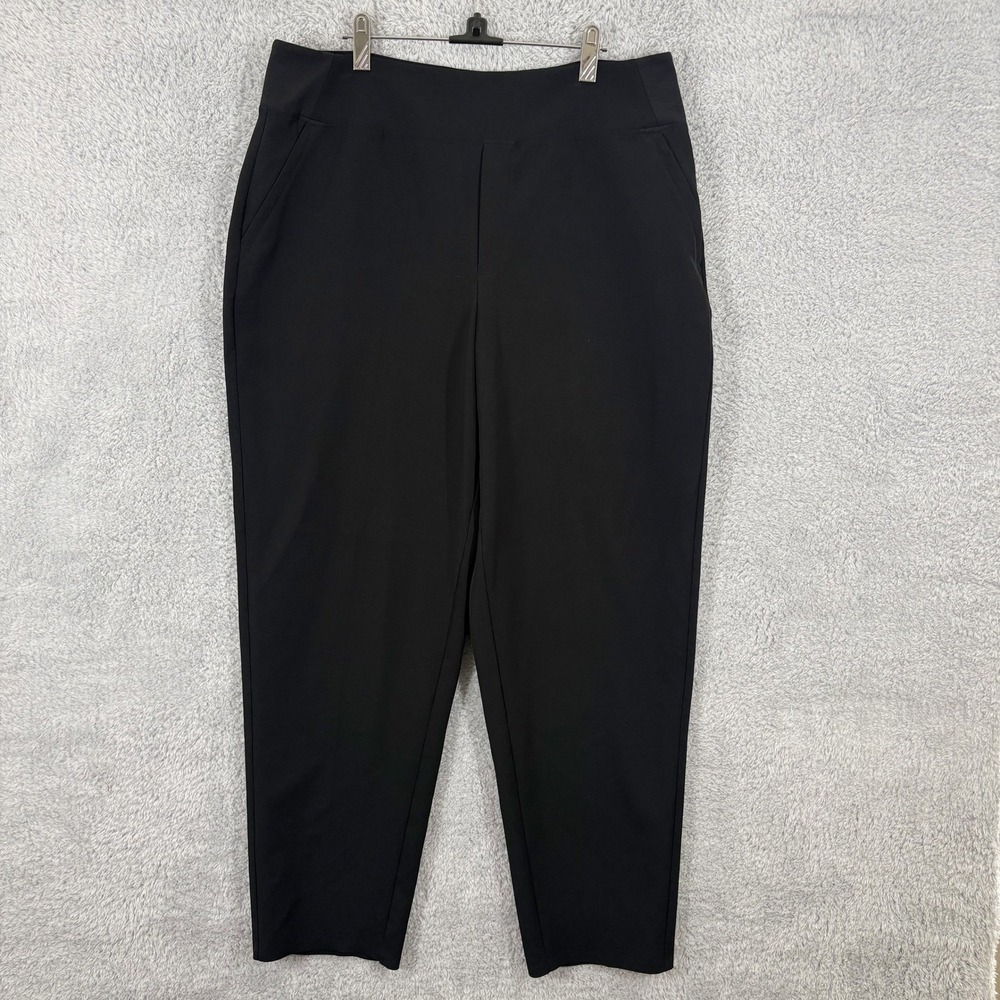 Athleta Endless High Rise Pant Sz 16 Tall Black Stretch Commute Athleisure Work - Picture 2 of 10